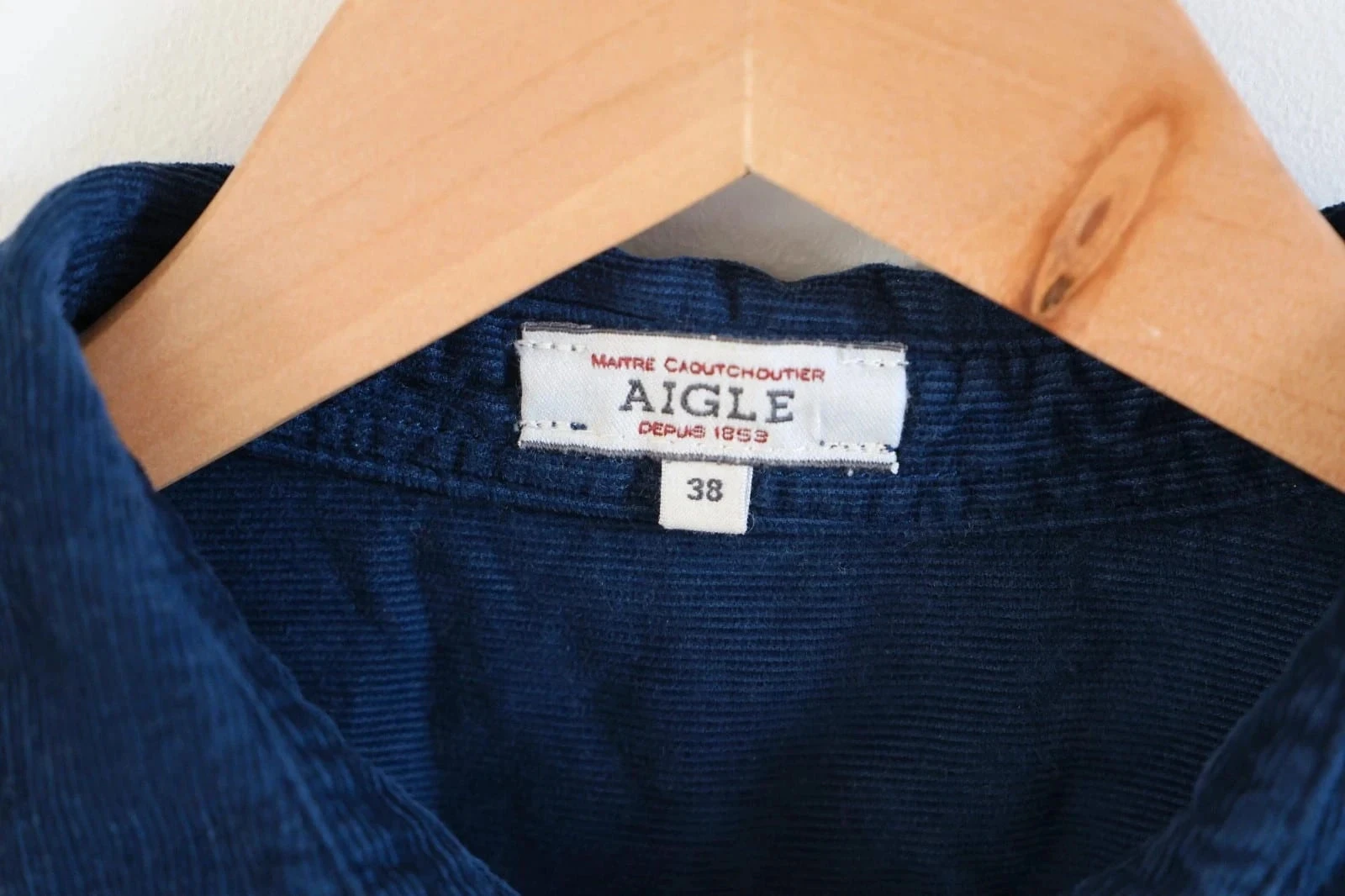 C40 chemise marine Aigle 38 – photo 3